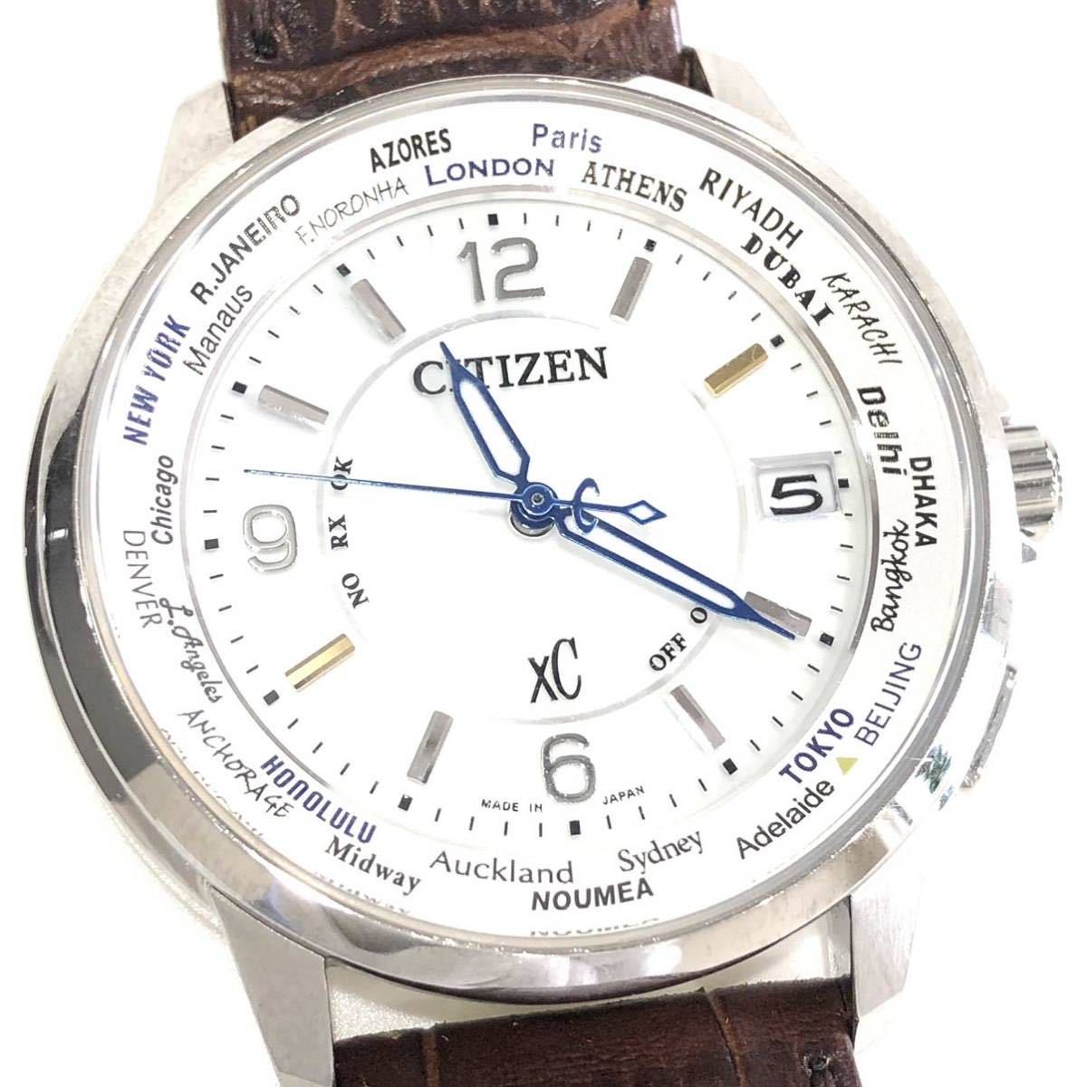 品質保証，低価 CITIZEN シチズン XC クロスシー ハッピーフライト H149-T018335 ソーラー 電波 メンズ 稼働品(クロスシー)｜売買されたオークション情報、yahooの商品情報をアーカイブ公開 - オークファン クロスシー
