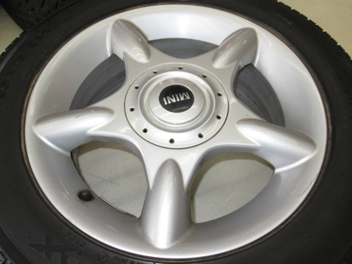 4穴ミニクーパー R50 R53 R55 R56 MINI純正ツインスポーク 4穴ミニ