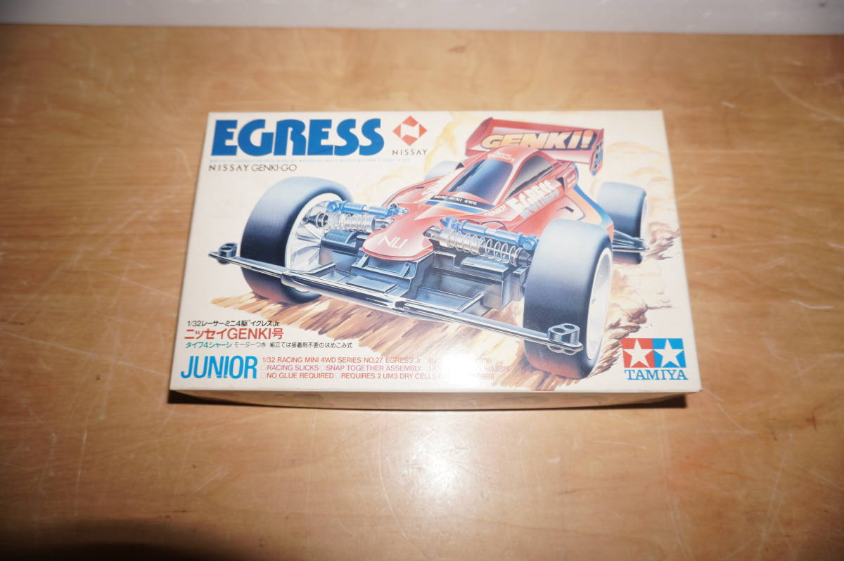 タミヤレーサーミニ四駆イグレスJr.ニッセイGENKI号 ☆当時物/TAMIYA/田宮/タミヤ/ミニ四駆/1/32/レーサーミニ四駆
