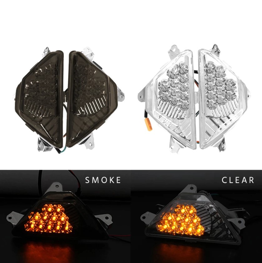 送料無料】フロント LEDウインカー カワサキ ニンジャ Ninja 250 300