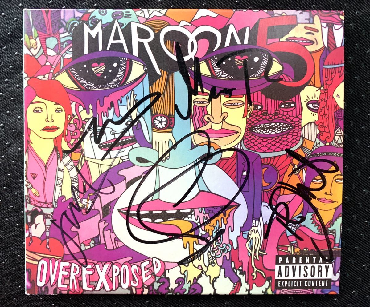 マルーン5 0 - Maroon CD Is 直筆サイン入り 「Love Like」 V Edition