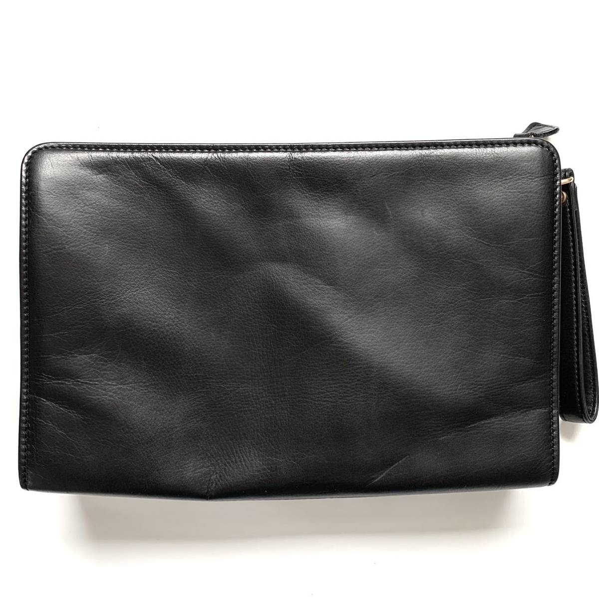 送料無料】Balenciaga バレンシアガ ロゴ刻印 クラッチバッグ 