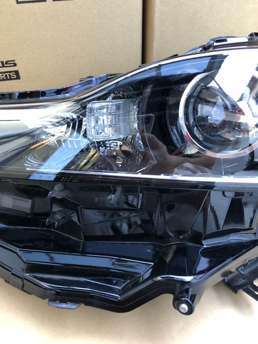 純正 レクサス IS200t 左 ヘッドライト ヘッドランプ lexus 後期 単眼