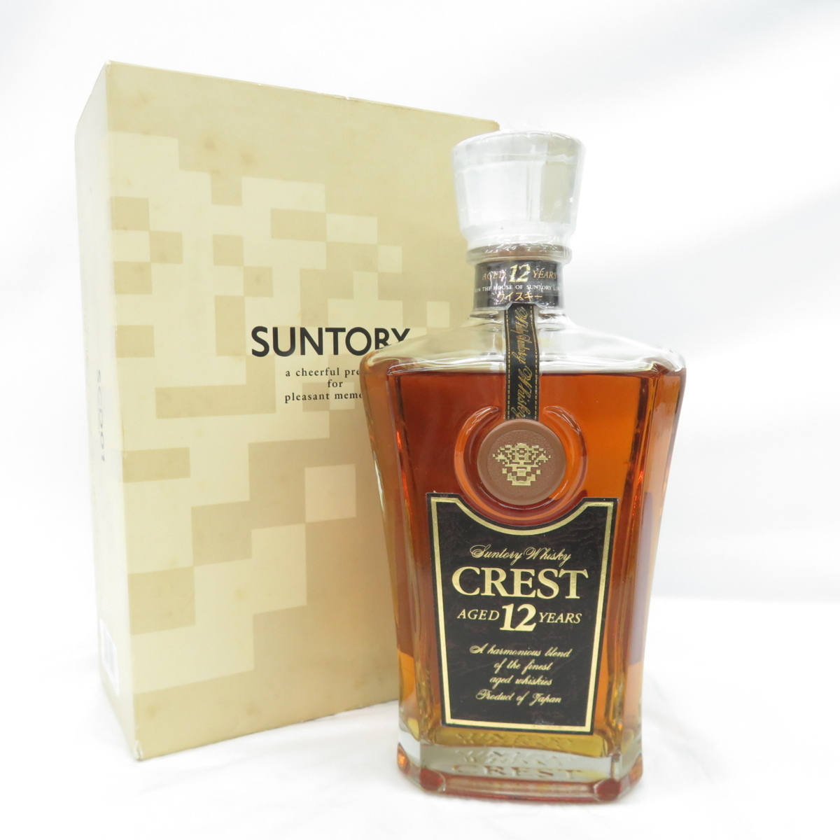 サントリーウイスキー クレスト12年 デキャンター 700ml 43%13本 楽天