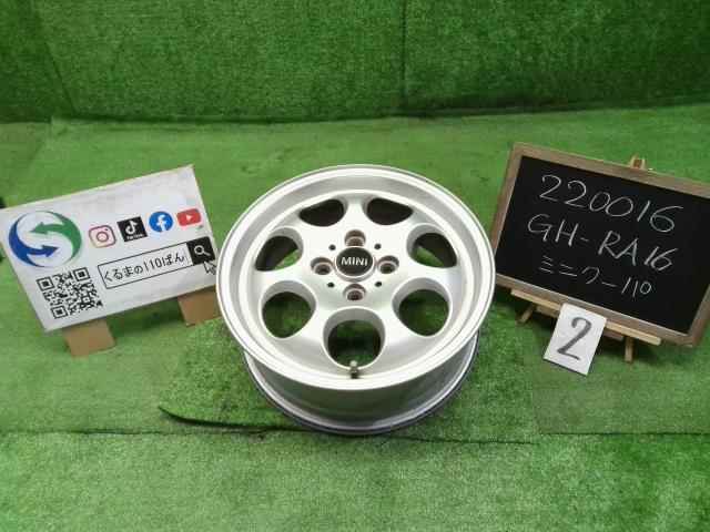 BMW MINI ミニ RA16 (2) 純正 アルミホイール 15インチ 15×5.5J P100
