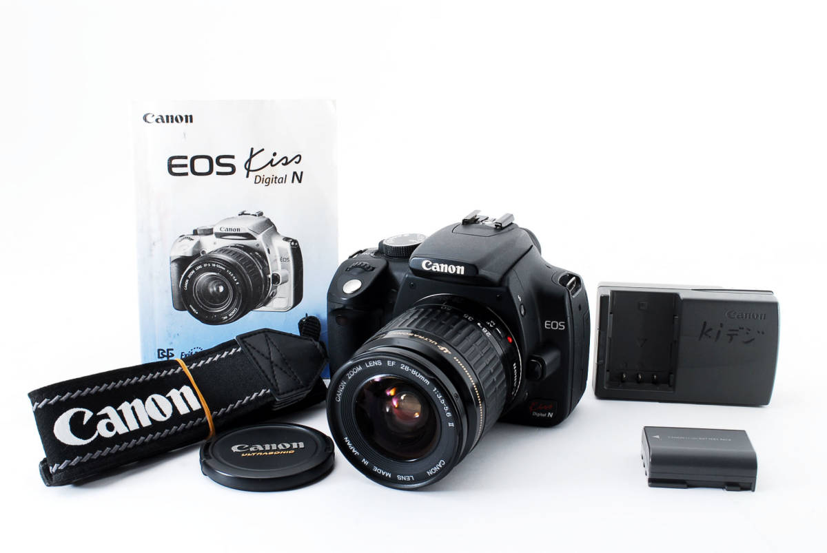 EOS Kiss Digital N Canon X デジタル | 一眼レフカメラ キヤノン 箱 