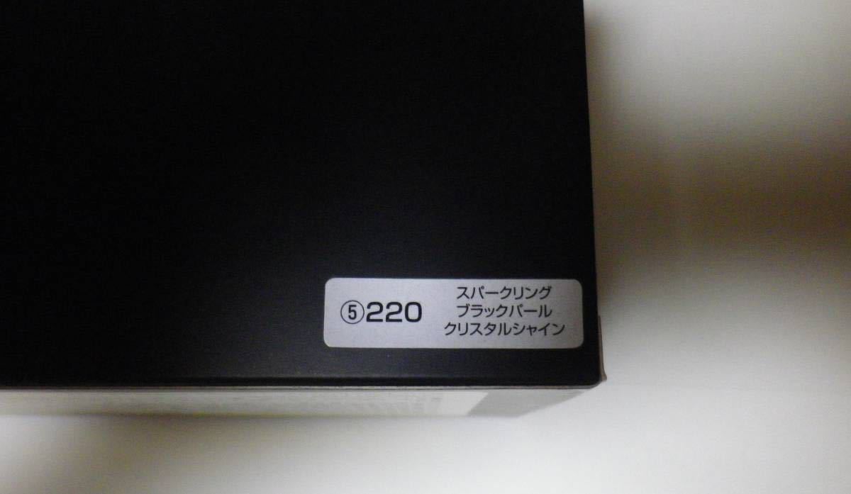 【カローラクロス用　用品⑫】　カローラクロス　カラーサンプルミニカー(スパークリングブラックパールクリスタルシャイン)　_4