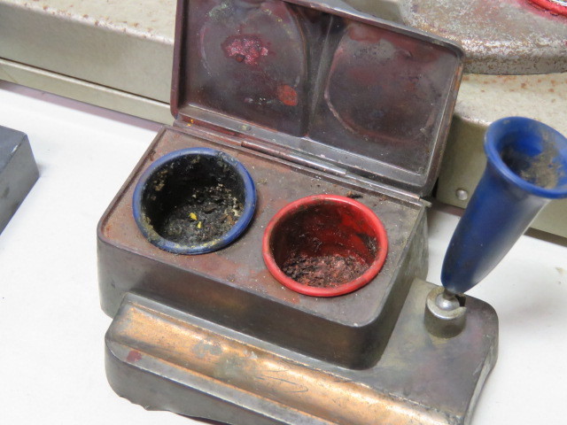 古い ペンスタンド ペン立て 4点まとめて/昭和レトロ ビンテージ  