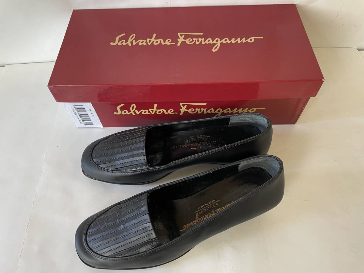 自宅保管美品〕Salvatore Ferragamo フェラガモ パンプス DION CALF 