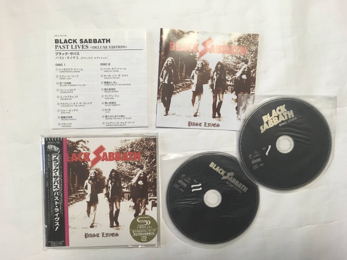 2枚組 SHM-CD 紙ジャケット ブラック・サバス パスト・ライヴス 紙ジャケ BLACK SABBATH PAST LIVES SHM CD 紙ジャケ 2CD
