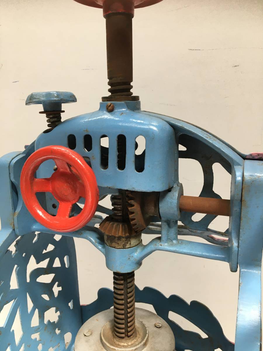 かき氷機 1 業務用 EAGLE/イーグル 手動かき氷機 氷削機 アンティーク