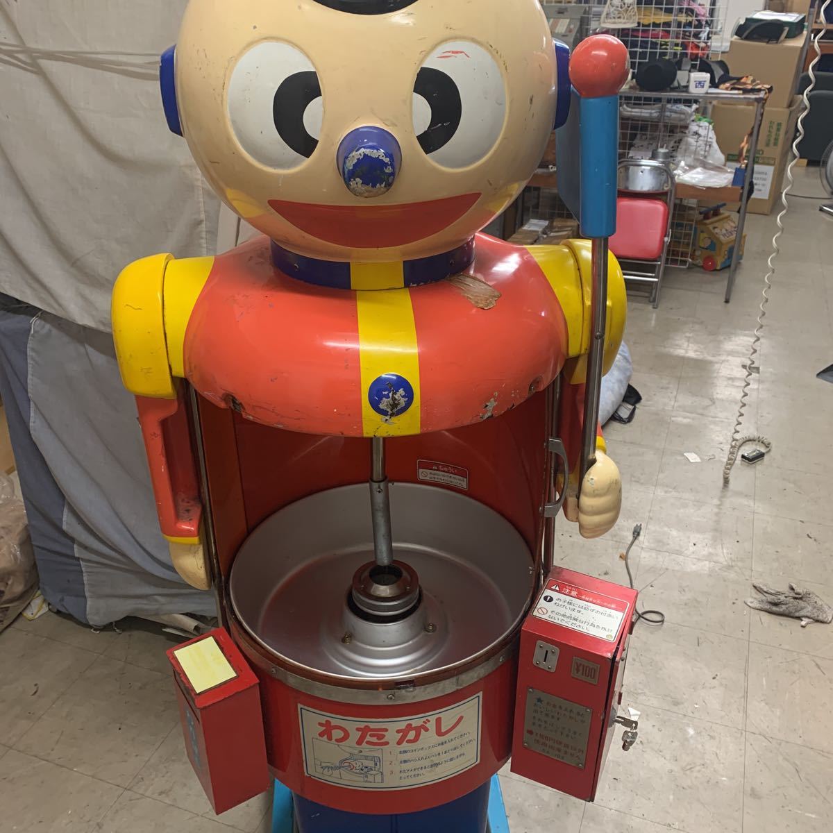 昭和レトロ☆わたあめ機☆駄菓子屋☆100円わたがし☆稼働確認済み