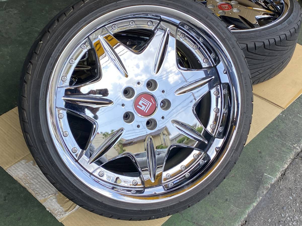 work ワーク ls207 19インチ PCD114.3 5穴 8.5J 9.5J セルシオ 30 31 