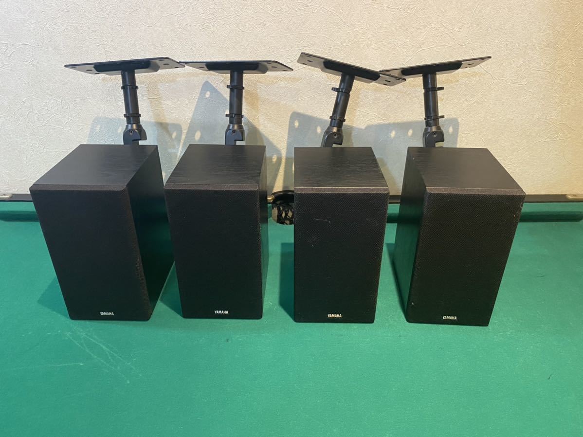 YAMAHA NS-10MM スピーカー4台 天吊り金具4台セット(スピーカー本体 