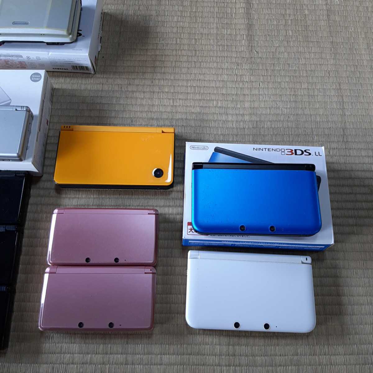1円～ ニンテンドー 3DSLL×2 3DS×2 DSiLL×1 DSlite×8 初代DS×2 本体 