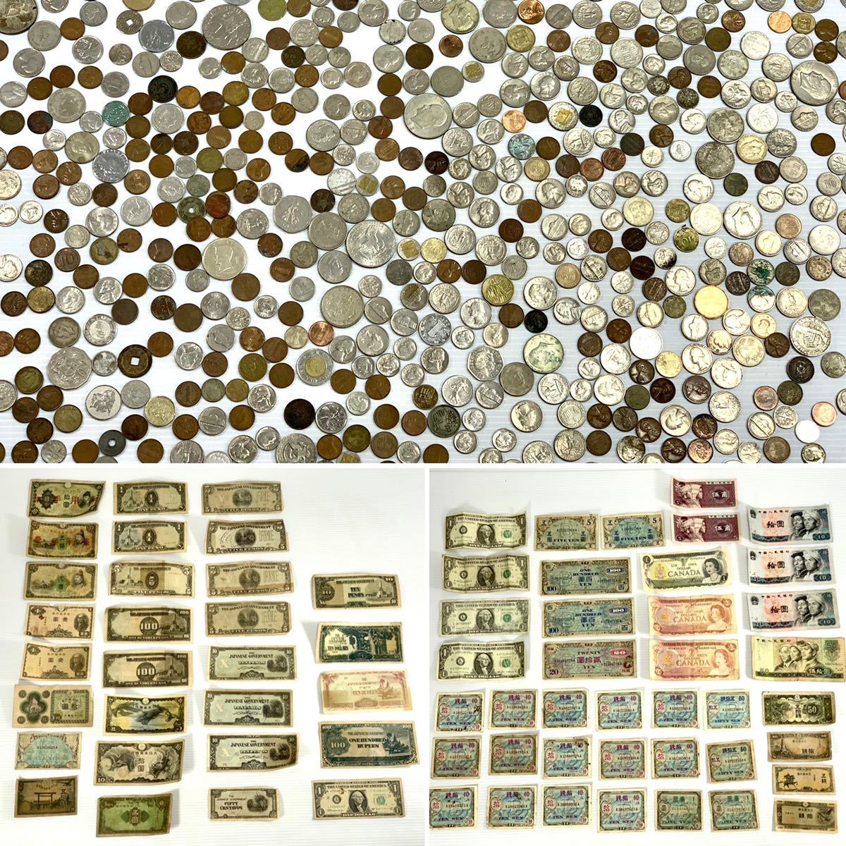 品質保証，新作登場 ドルまとめ 古銭まとめ 外国銭 中華人民銀行 CANADA 日本銀行 紙幣 硬貨 総重量約3kg(貨幣)｜売買されたオークション情報、yahooの商品情報をアーカイブ公開 - オークファン その他