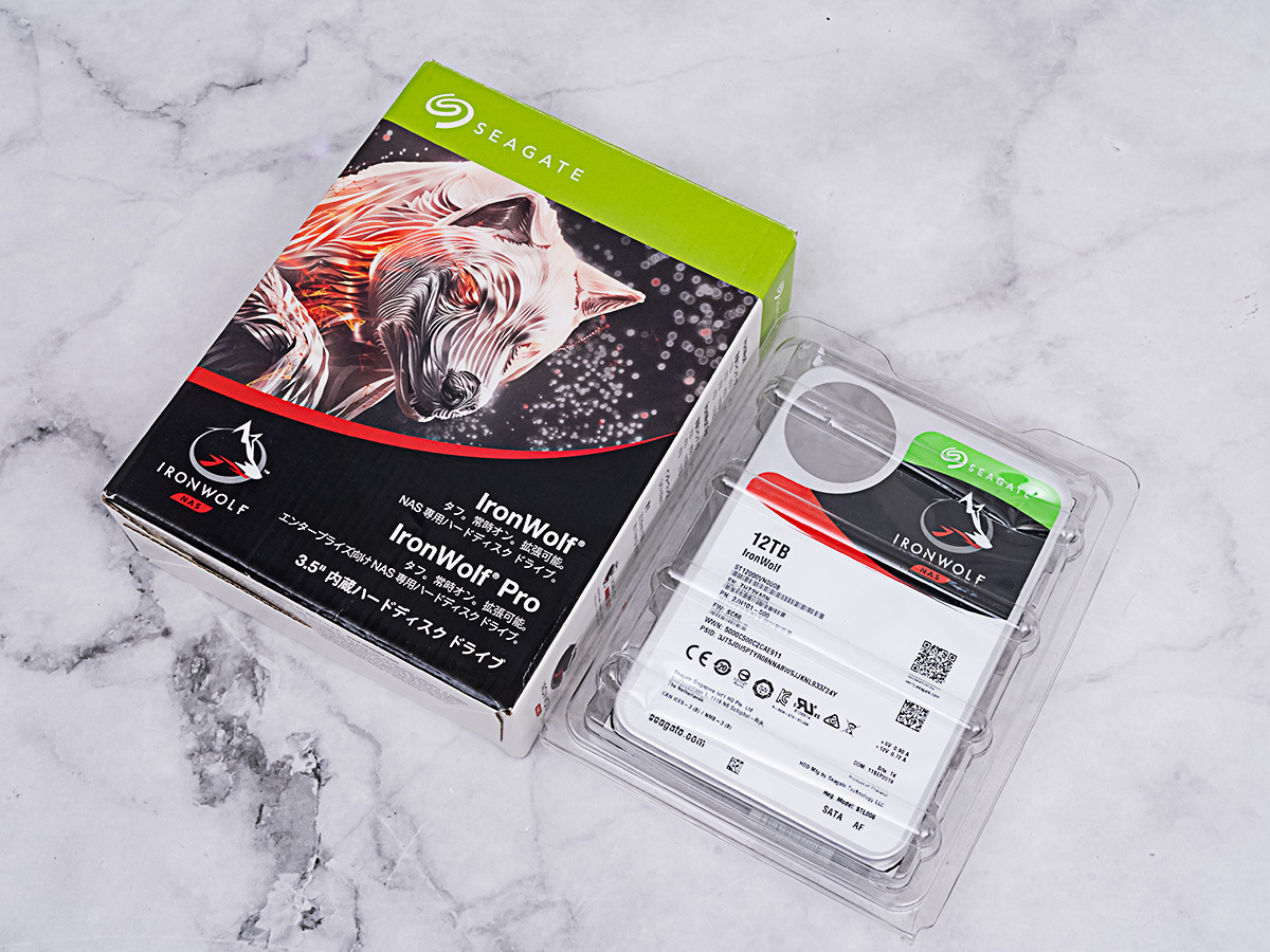 12TB NAS用 HDD Seagate シーゲート Iron Wolf アイアンウルフ 大容量