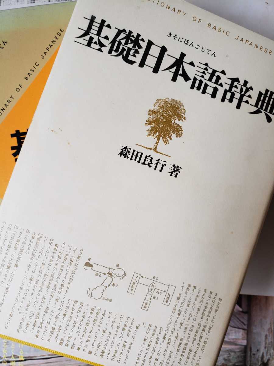 初版〉基礎日本語辞典 森田良行 角川書店 1989【管理番号G2cp本27313