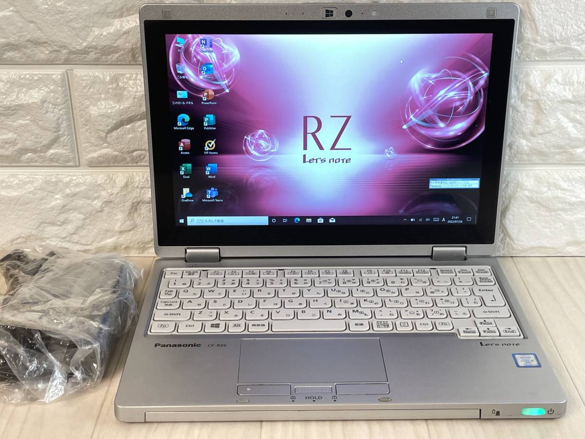 Panasonic Let's note CF-RZ6RFRVS Core i5 7Y57 1.2GHz 8GB LTE