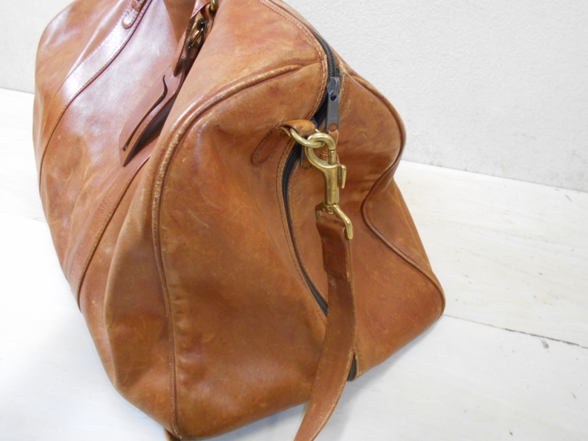 e287◇Brooks Brothers レザーボストンバッグ◇ブルックスブラザーズ