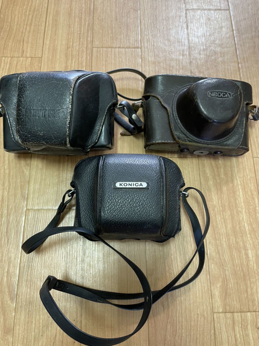 アンティークカメラ　KONICA C-35 NEOCA-S PETRI-RACER 3台セット C35 Konica 35mm SIZE=3 000000 AF