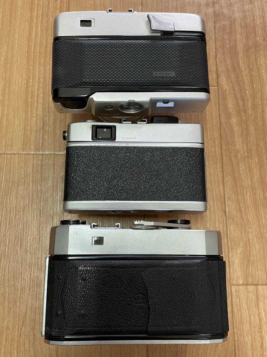 アンティークカメラ　KONICA C-35 NEOCA-S PETRI-RACER 3台セット C35 Konica 35mm SIZE=3 000000 AF