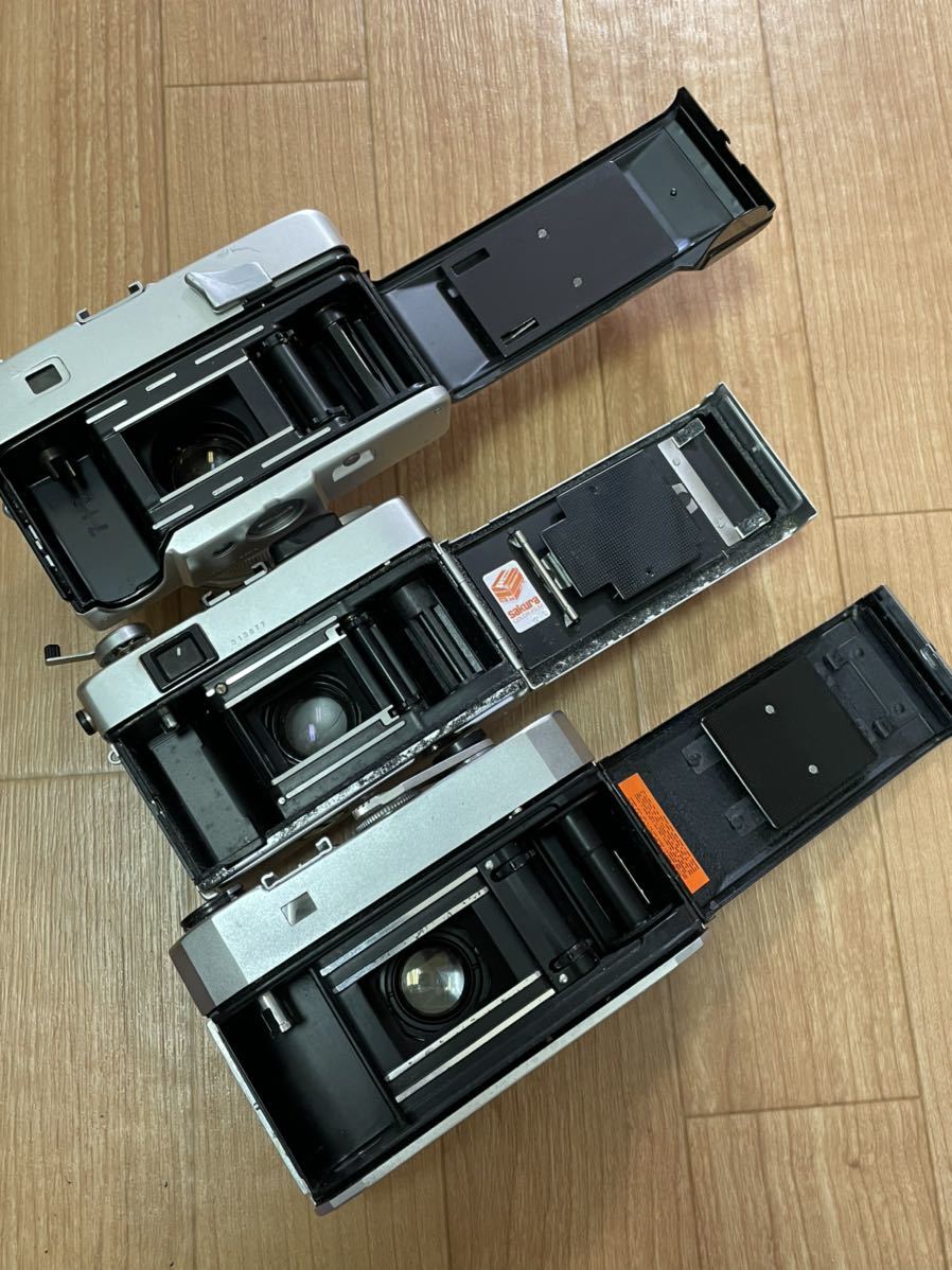 アンティークカメラ　KONICA C-35 NEOCA-S PETRI-RACER 3台セット C35 Konica 35mm SIZE=3 000000 AF