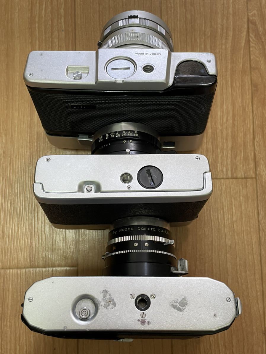 アンティークカメラ　KONICA C-35 NEOCA-S PETRI-RACER 3台セット C35 Konica 35mm SIZE=3 000000 AF