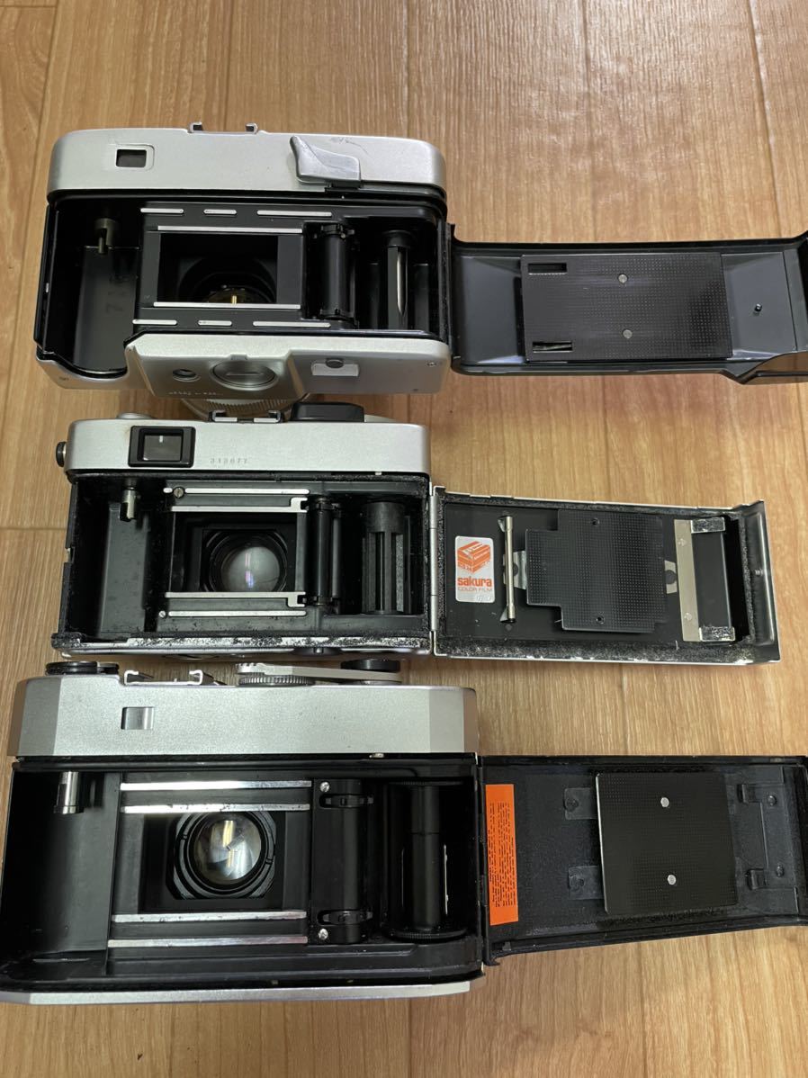 アンティークカメラ　KONICA C-35 NEOCA-S PETRI-RACER 3台セット C35 Konica 35mm SIZE=3 000000 AF