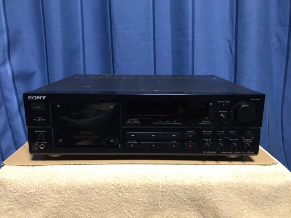 SONY TC-K222ESL カセットデッキ 通電OK TC-K222ESA カセット SONY