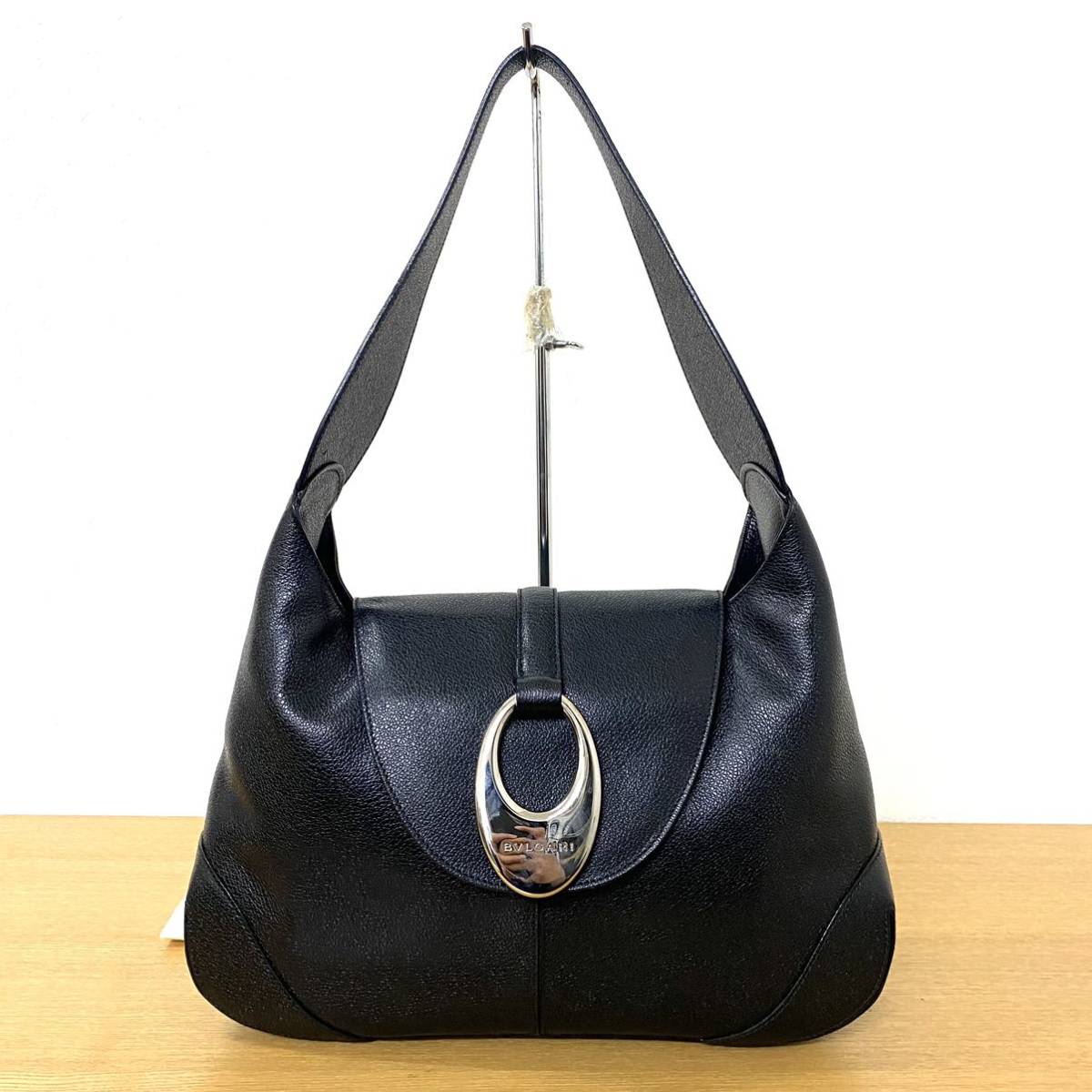 BVLGARI ブルガリ ワンショルダーバッグ レザー 黒 ブラック 