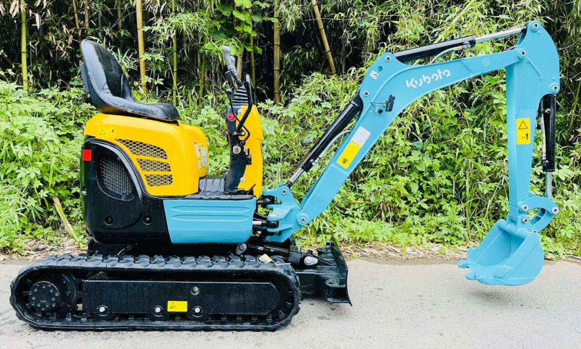 クボタ U-10-3 Kubota U-10，1tクラス，ミニユンボ，パターン切替可能 クボタU-10-3 2006年555時間1tクラス 倍速付・ ミニユンボ（ミニ油圧ショベル）~1t U-10 [BE2770] 動作確認ムービー 愛知県中古重機・建 ユンボ バックホー 1tクラス ミニ
