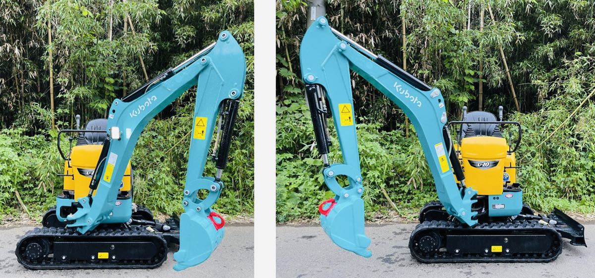 クボタ U-10-3 Kubota U-10，1tクラス，ミニユンボ，パターン切替可能 クボタU-10-3 2006年555時間1tクラス 倍速付・ ミニユンボ（ミニ油圧ショベル）~1t U-10 [BE2770] 動作確認ムービー 愛知県中古重機・建 ユンボ バックホー 1tクラス ミニ