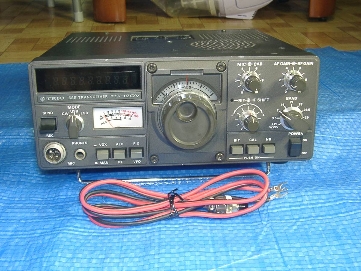 TRIO TS-120V トリオ HFトランシーバー 付き ts-120」の落札