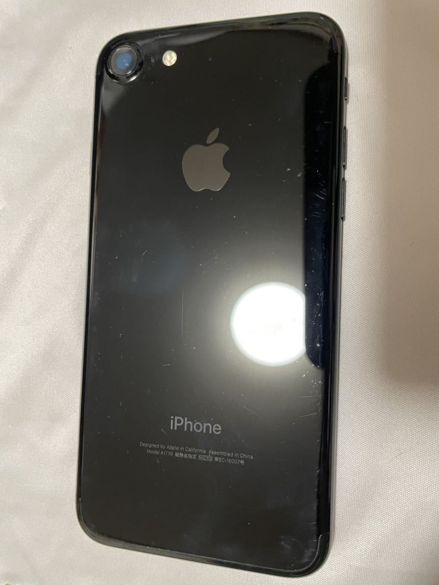 0 iPhone 128GB ジェットブラック Apple SIMフリー iPhone7 - SIM