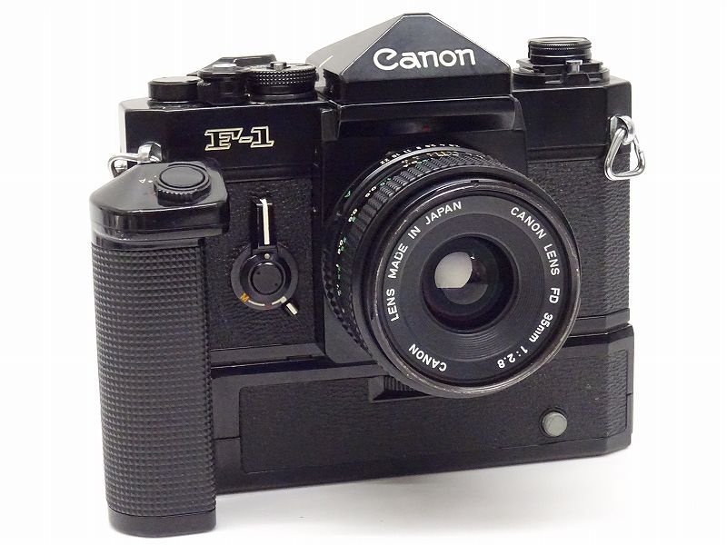 100%新品，定番 Canon F-1 後期/FD 35mm F2.8/POWER WINDER F フィルム 一眼レフカメラ FDマウント キャノン 009900002(キヤノン)｜売買されたオークション情報、yahooの商品情報をアーカイブ公開 - オークファン マニュアルフォーカス