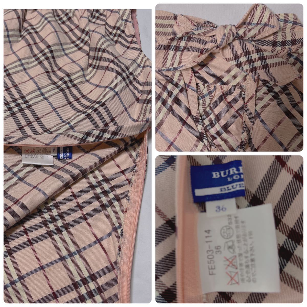 バーバリーブルーレーベル BURBERRY BLUE LABEL＊ノバチェック 