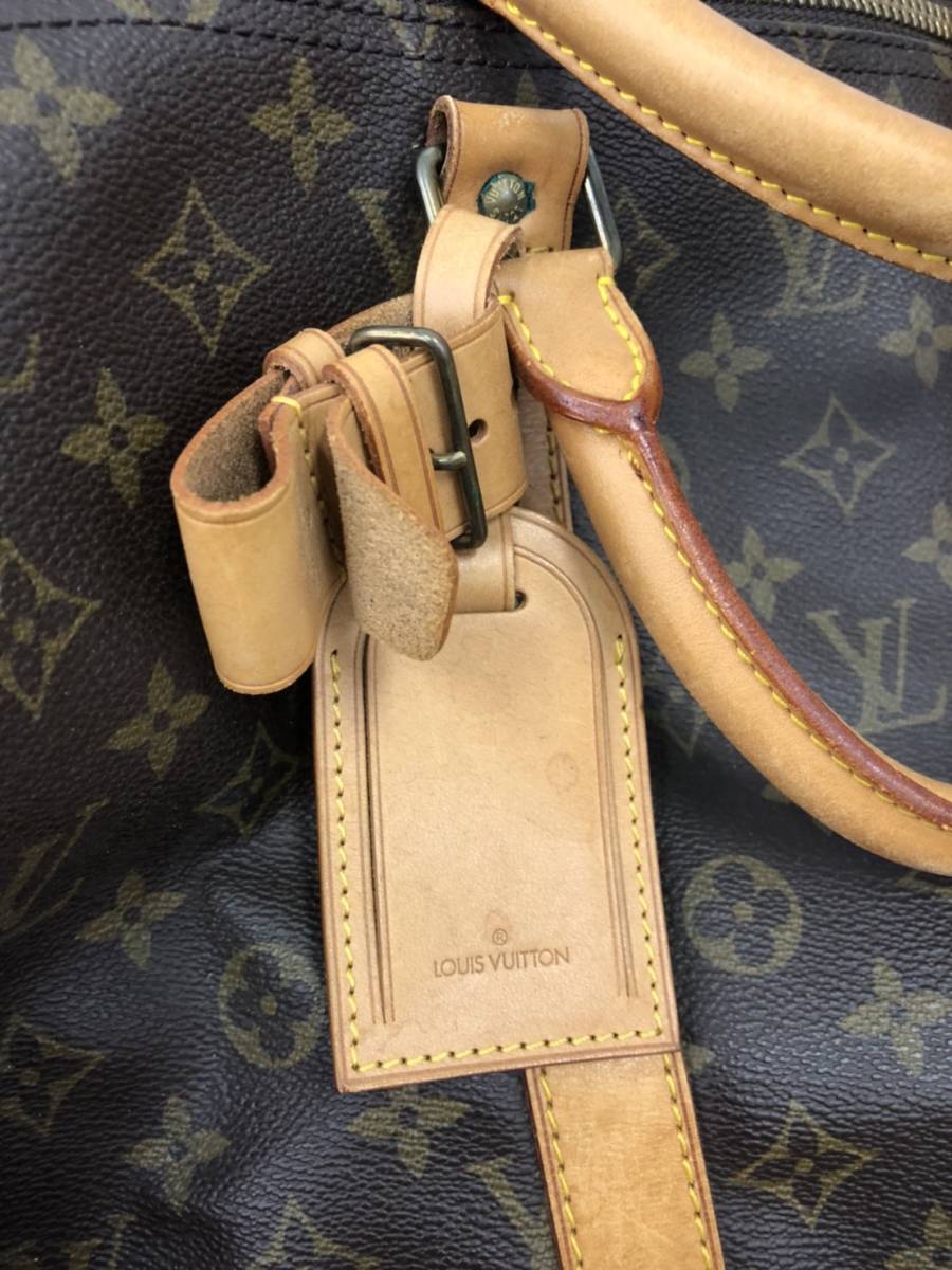 □【1円～/美品！】LOUIS VUITTON ルイヴィトン モノグラム キーポルバンドリエール55 M41414 SP0911 ボストンバッグ 旅行かばん