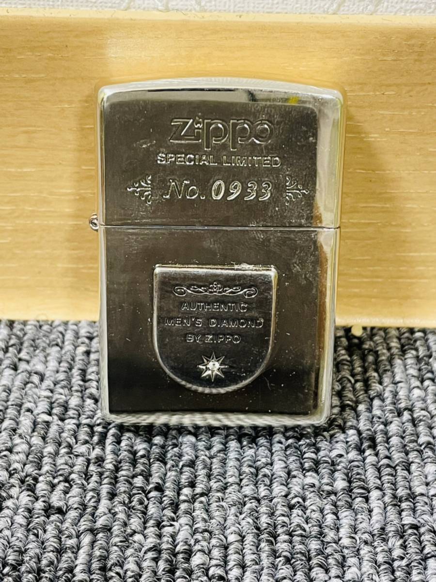 MIA 2554】1円スタート zippo ダイヤモンド入り特別限定品 通し 