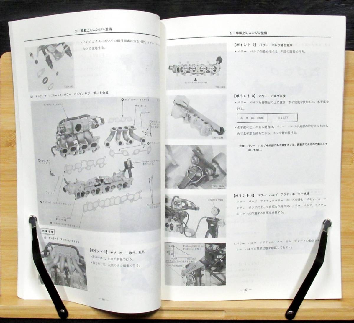 パ6 F2B『 日産CA系エンジン 整備要領書（追補版Ⅰ）CA18型 DOHC EGI 