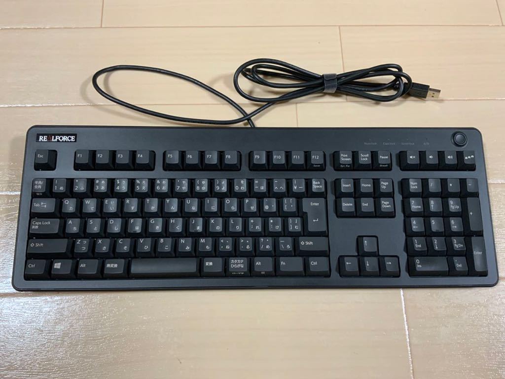 美品 REALFORCE リアルフォース R3UA31フルキーボード 45g 標準 