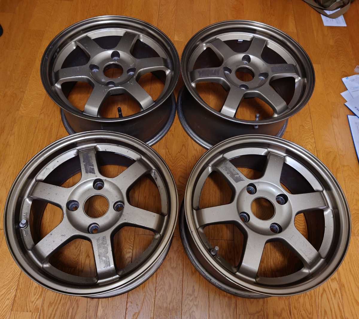 レイズ RAYS te37 15インチ TE37 7.5J VOLK RACING 15インチの通販 4H 