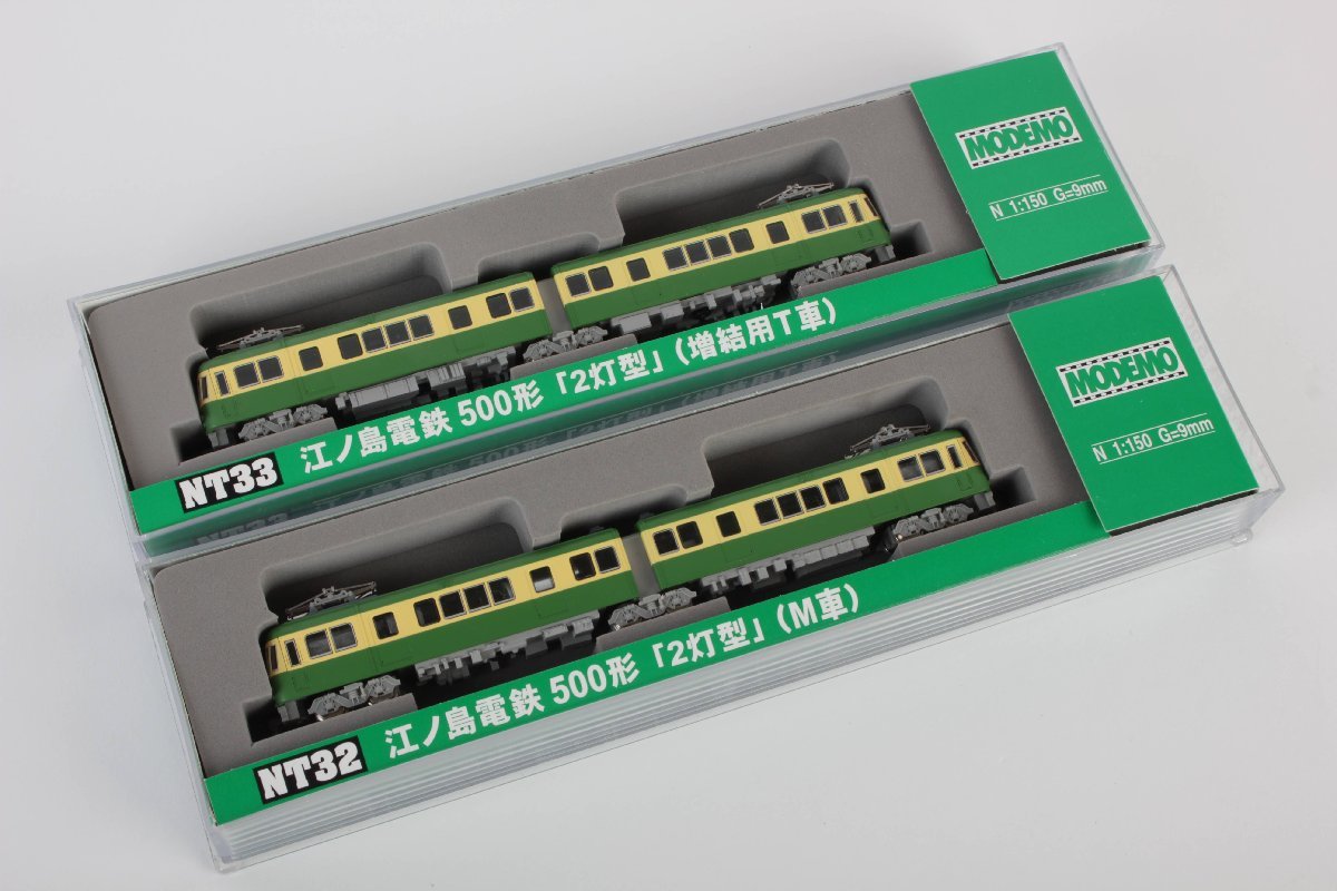 500形 MODEMO 江ノ島電鉄 NT33 2灯型 NT32 江ノ電 - Nゲージ MODEMO 