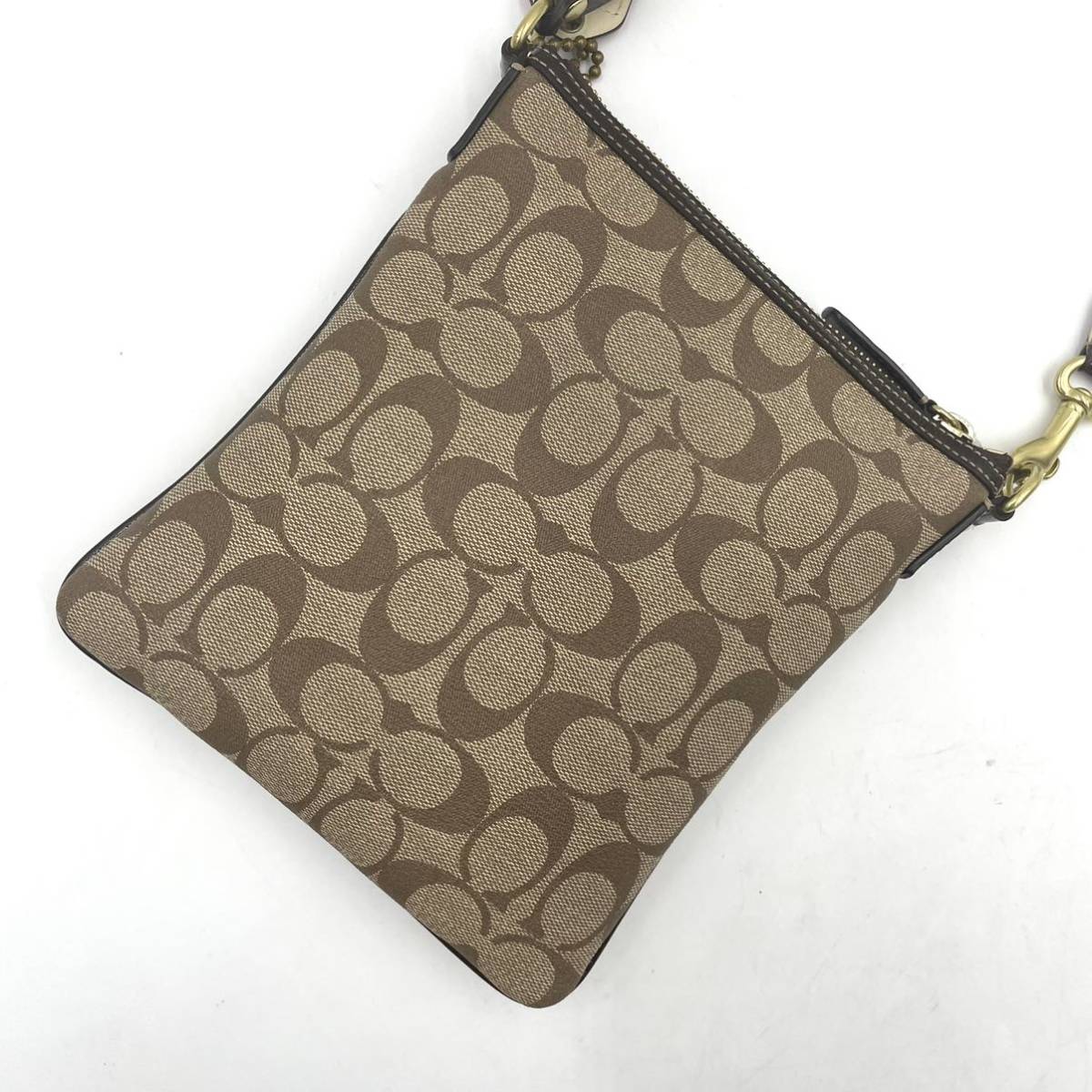 1円 【S級美品】 コーチ coach サコッシュ ショルダーバッグ ビジネス 