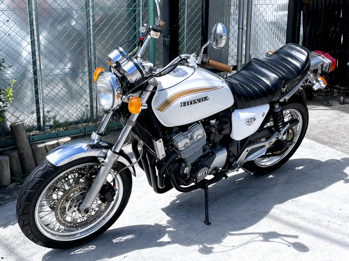 CB400FOUR NC36 ☆動画☆ モリワキ製フルエキゾーストマフラー タック 