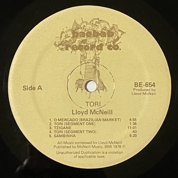 Tori - Lloyd McNeill – LLOYD ⁄ | 0 {nm Salvadore w⁄Dom orig} *