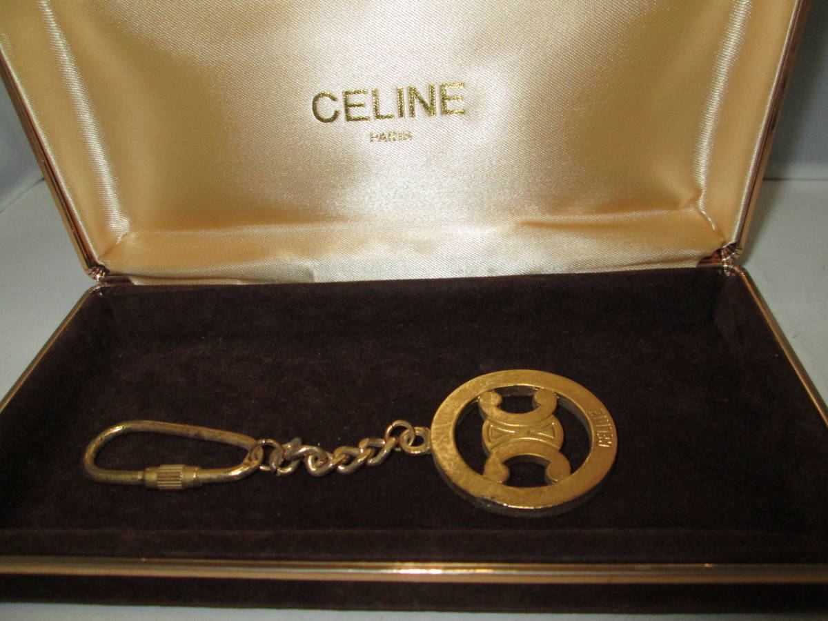 【1743】CELINE　セリーヌ　ヴィンテージ　キーホルダー
