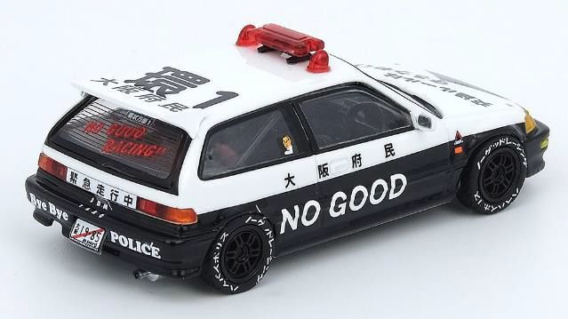 イノモデル 1/64 ノーグッドレーシング パトカー ホンダ シビック EF9 イノモデル 1/64 ノーグッドレーシング パトカー ホンダ シビック EF9