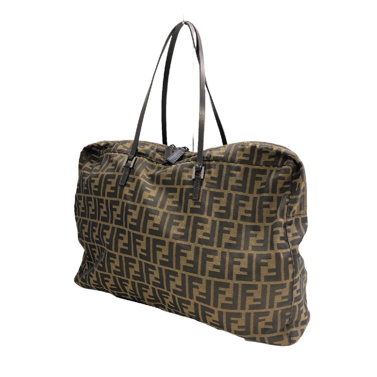 FENDI フェンディ ワンショルダーバッグ ズッカ柄 ナイロン レザー