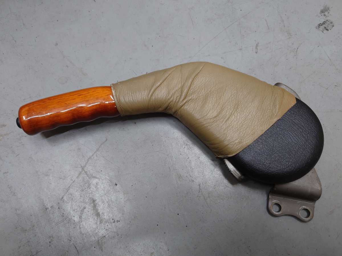 NB8C マツダ ロードスター純正 ウッド サイドブレーキノブ レバー